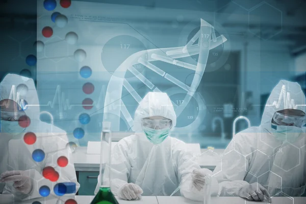 Chemists working in the lab — Stock Photo, Image