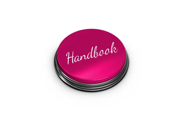 Pink button for breast cancer awareness — Stock Photo, Image