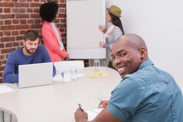 Creative business team in meeting — Stock Photo, Image