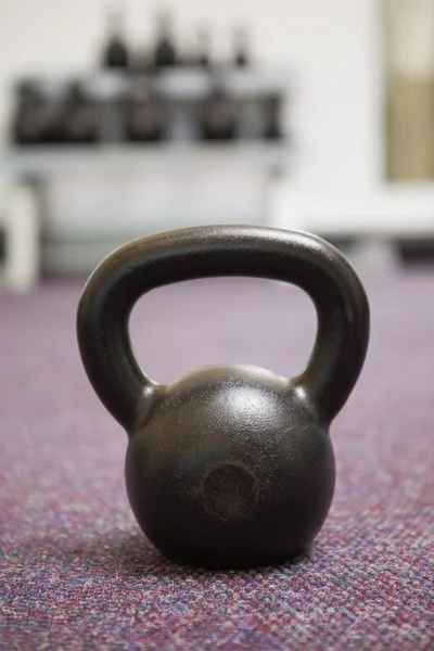 Kettle bell in gym — Stock Photo, Image