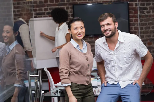 Confident young business people in office — Stock Photo, Image