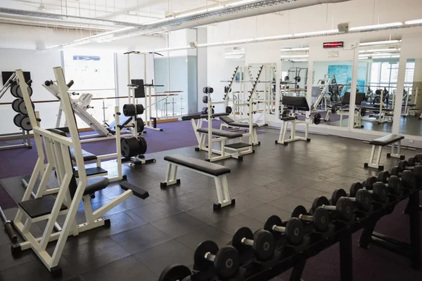 Equipments in the gym — Stock Photo, Image