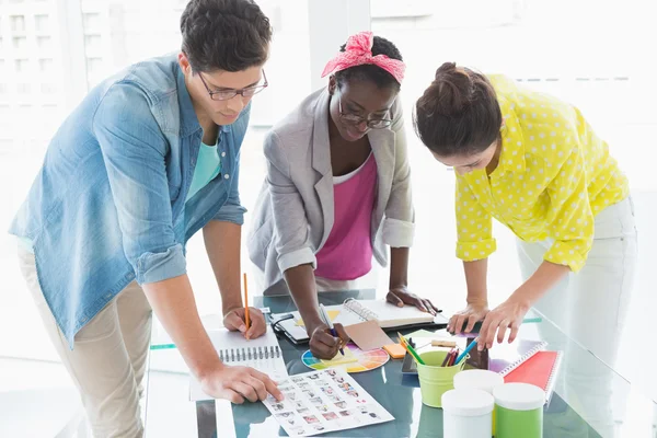 Young creative team having a meeting — Stock Photo, Image