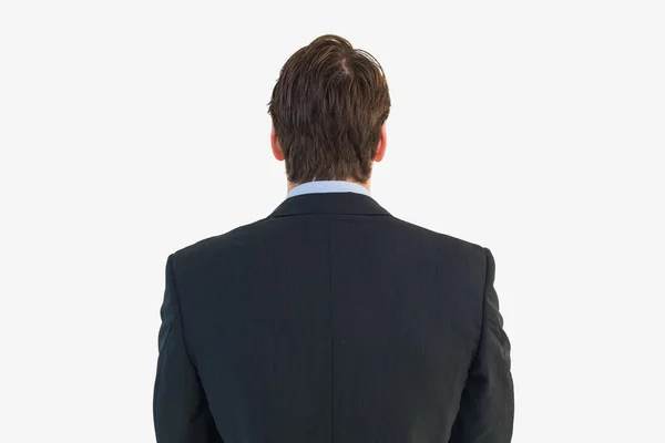 Vista posteriore dell'uomo d'affari in piedi — Foto Stock