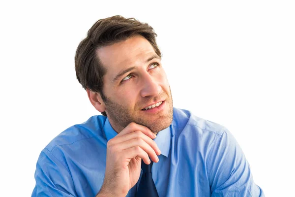 Thoughtful businessman looking away — Stock Photo, Image