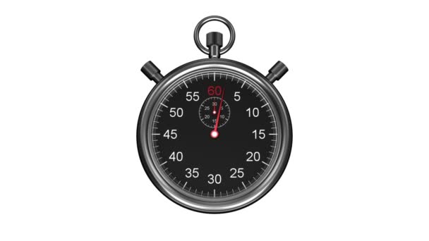 Cronometragem do cronómetro — Vídeo de Stock