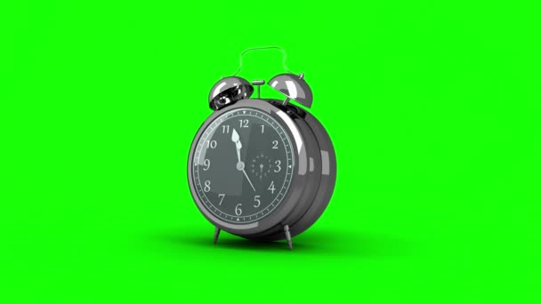 Reloj despertador zumbido — Vídeo de stock