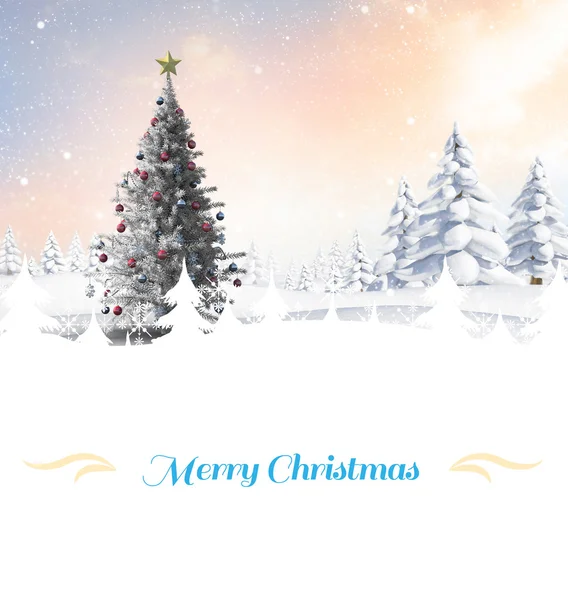 Kartki świąteczne z choinki — Zdjęcie stockowe