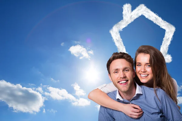 Close up of happy young couple — Stock Photo, Image