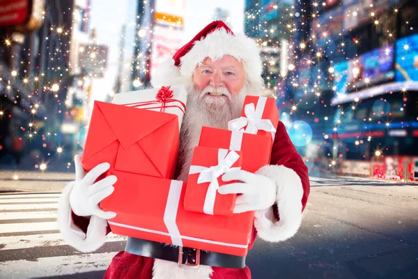 Santa carries few presents — Stock Photo, Image