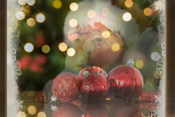 Babbo Natale sta pensando a qualcosa — Foto Stock