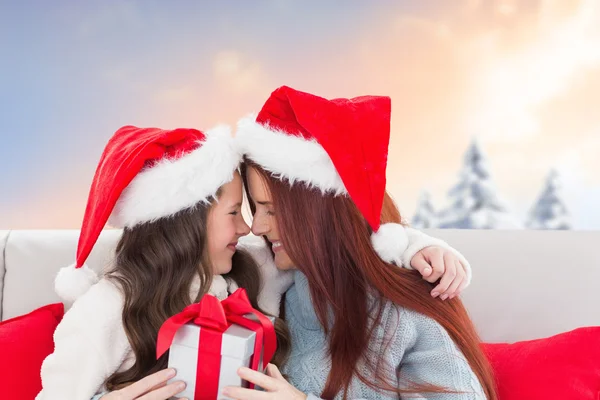 Immagine composita di madre e figlia — Foto Stock