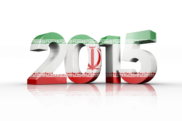 Iran national flag — Stock Photo, Image