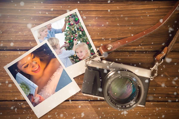 Composite image of christmas memories — Stock Photo, Image