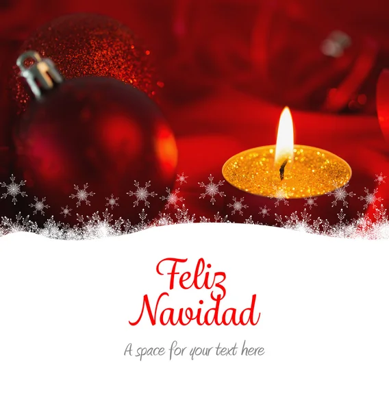 Tarjeta de felicitación de Navidad —  Fotos de Stock