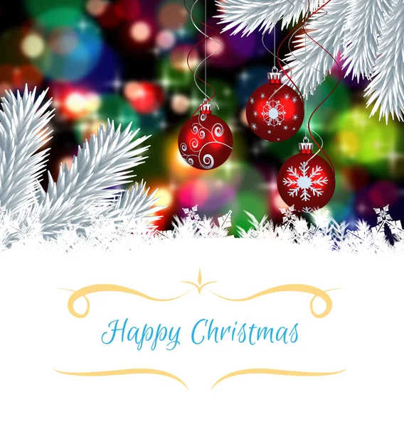 Christmas greeting card — Stock Photo, Image