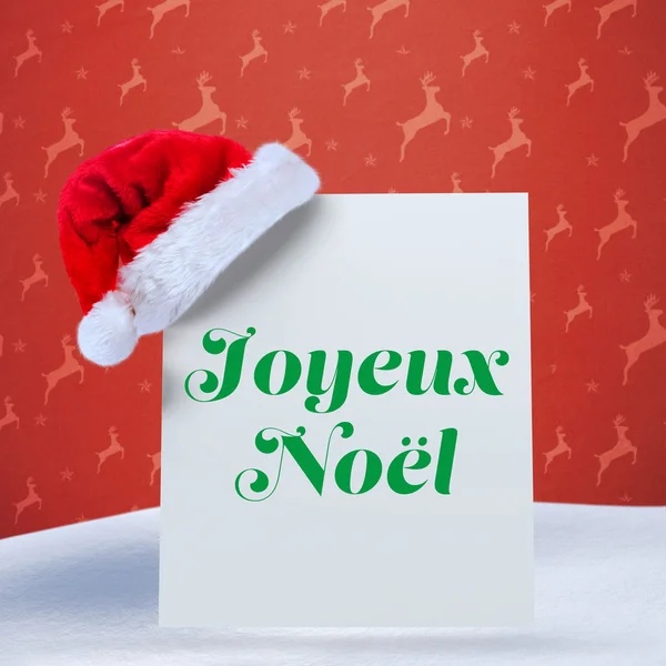 Složený obraz joyeux Noel — Stock fotografie