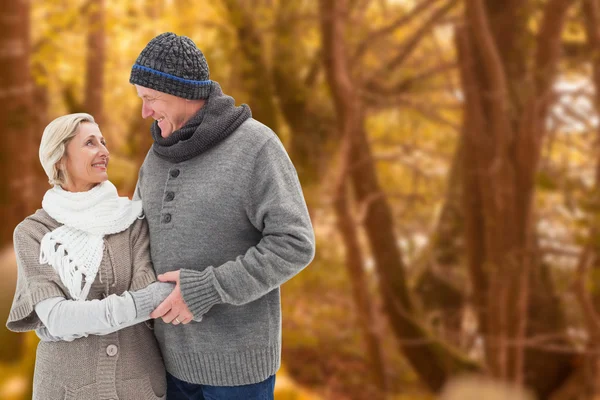 Pareja madura de invierno — Foto de Stock