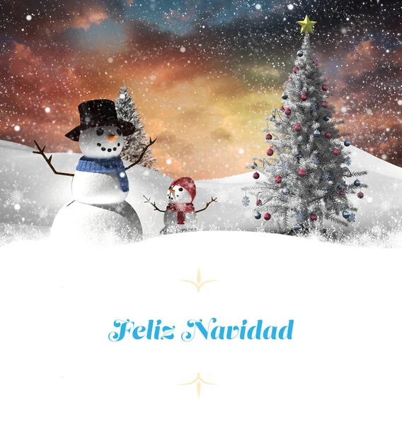 Tarjeta de felicitación de Navidad —  Fotos de Stock