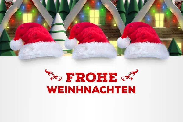 Composite image of frohe weinhnachten — Stock Photo, Image