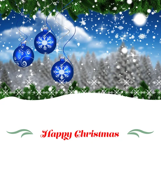 Christmas greeting card — Stock Photo, Image