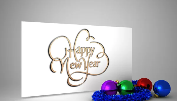 Composite image of happy new year — Stock Photo, Image