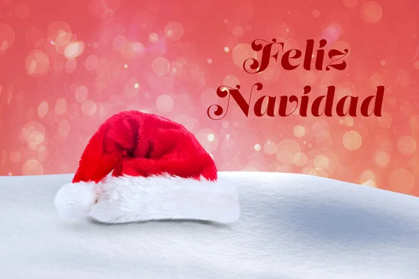 Sammansatt bild av feliz navidad — Stockfoto