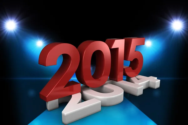 Composite image of 2014 and 2015 — Stock Photo, Image