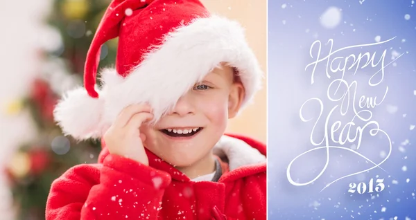 Niño festivo sonriendo —  Fotos de Stock