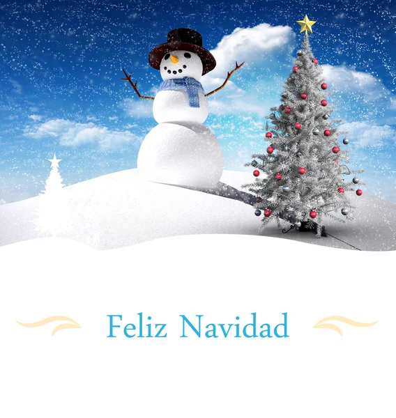 Imagen compuesta de la tarjeta de felicitación de Navidad —  Fotos de Stock