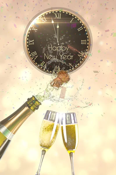 Champagne poppar — Stockfoto