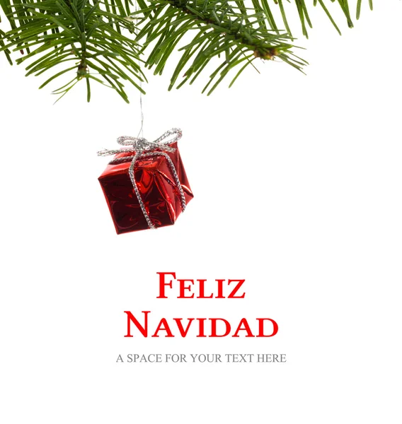 Bileşik görüntü feliz navidad — Stok fotoğraf