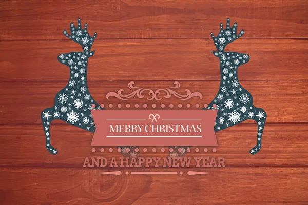 Merry christmas message — Stock Photo, Image