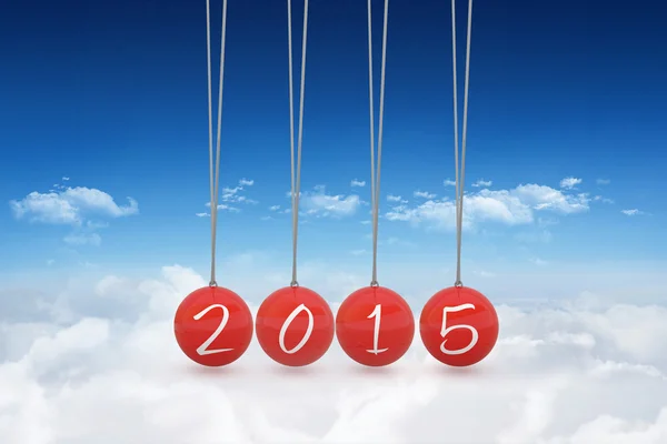 Composite image of 2015 newtons cradle — Stock Photo, Image