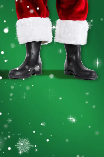 Santa claus buty — Zdjęcie stockowe