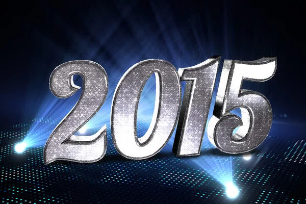 Composite image of sparkly 2015 — Stock Photo, Image