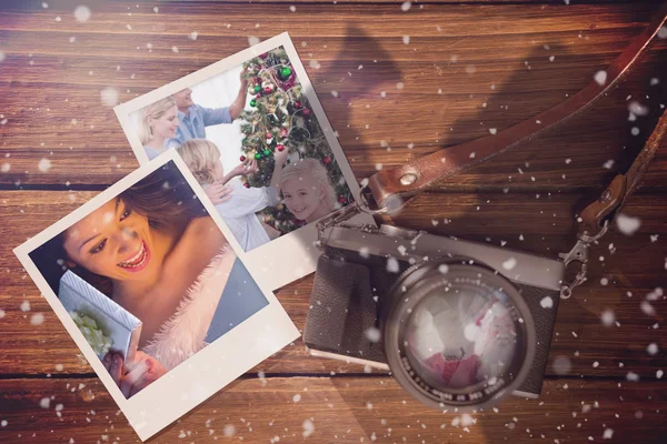 Composite image of christmas memories — Stock Photo, Image