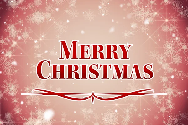 Composite image of merry christmas — Stock Photo, Image