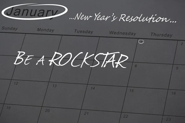 Composite image of new years resolution — Stock Photo, Image