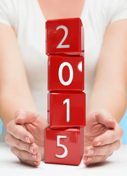 Composite image of hands presenting — Stock Photo, Image