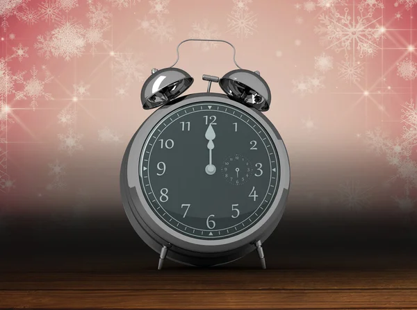 Alarm clock counting down to twelve — Stock Photo, Image