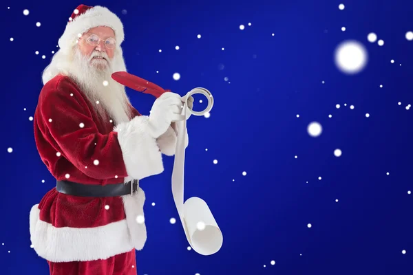 Babbo Natale scrive la lista — Foto Stock