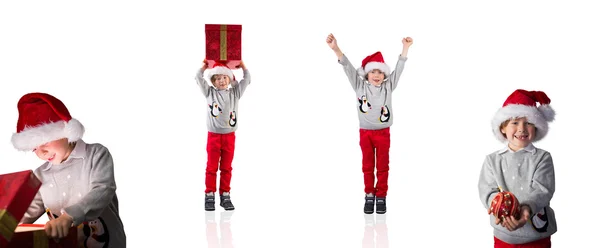 Different festive boys — Stock Photo, Image