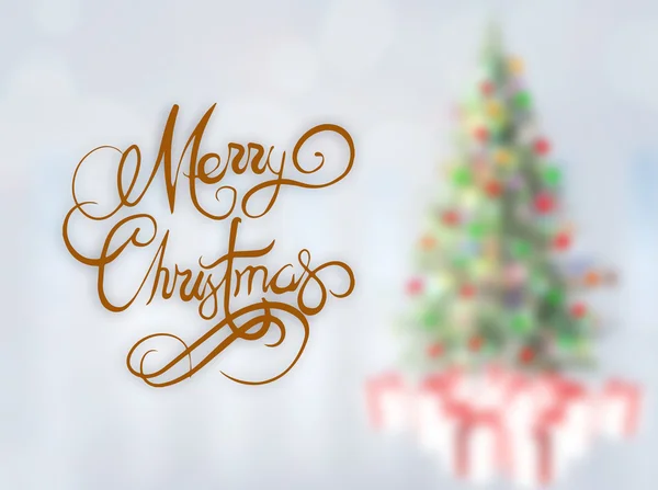 Merry christmas message — Stock Photo, Image