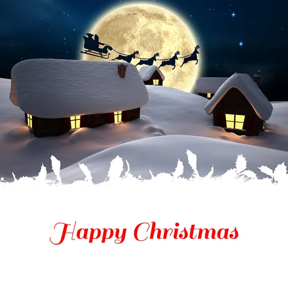 Composite image of happy christmas — Stock Photo, Image