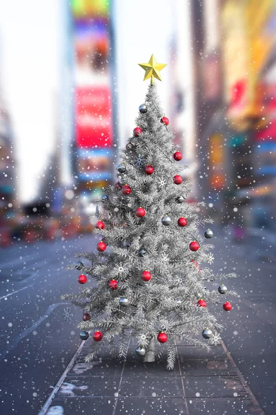 Immagine composita dell'albero di Natale — Foto Stock