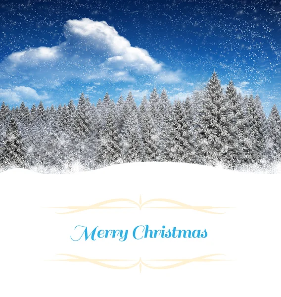 Christmas greeting card — Stock Photo, Image