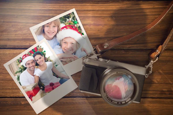 Composite image of christmas memories — Stock Photo, Image