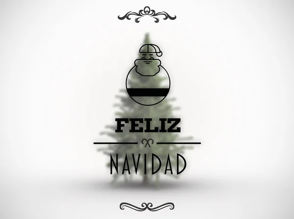 Feliz navidad πανό — Φωτογραφία Αρχείου