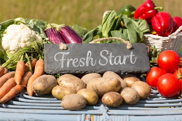 Samengestelde afbeelding van nieuwe start — Stockfoto